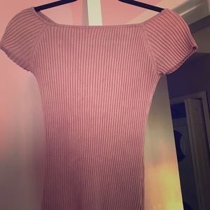 Rose gold crop top size m